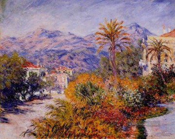  bord Kunst - Strada Romada in Bordighera Claude Monet